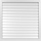 Ekena Millwork Vertical Surface Mount PVC Gable Vent: Functional, w/ 2"W x 2"P Brickmould Sill Frame, 40"W x 40"H GVPVE40X4003SF - alternate 1